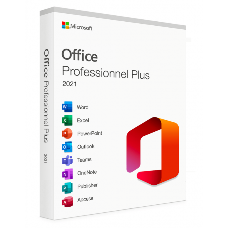 Licence Microsoft Office pro 2021 original à vie