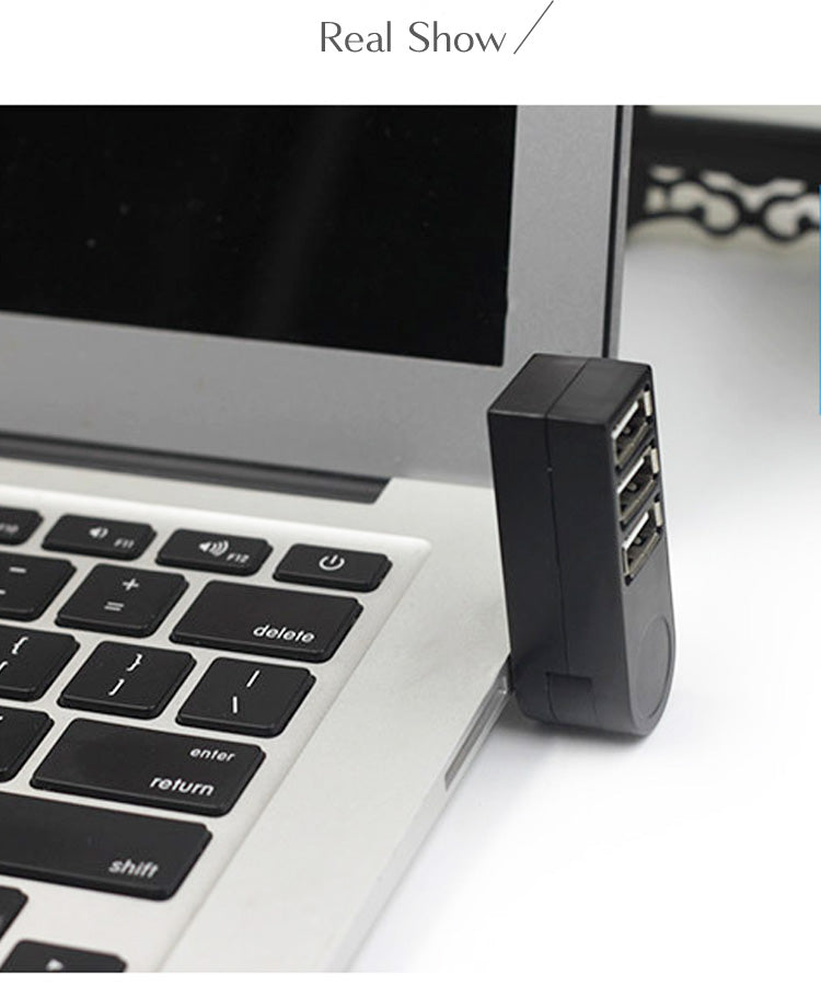 USB Mini Hub haute vitesse 3.0 rotative