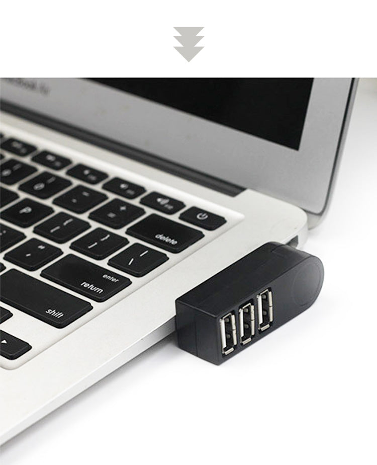 USB Mini Hub haute vitesse 3.0 rotative